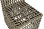 DKD Home Decor Silla de Madera de Mahogany y Ratán Marrón