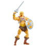 Mattel Figura Masters Of The Universe - He-Man, 18 cm, Incluye arma y efecto Power Attack, Colección serie Netflix