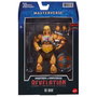 Mattel Figura Masters Of The Universe - He-Man, 18 cm, Incluye arma y efecto Power Attack, Colección serie Netflix