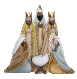 DKD Home Decor Nacimiento Resina Multicolor 46x13x45
