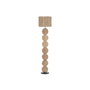 DKD Home Decor Lámpara de Pie Madera y Metal Marrón