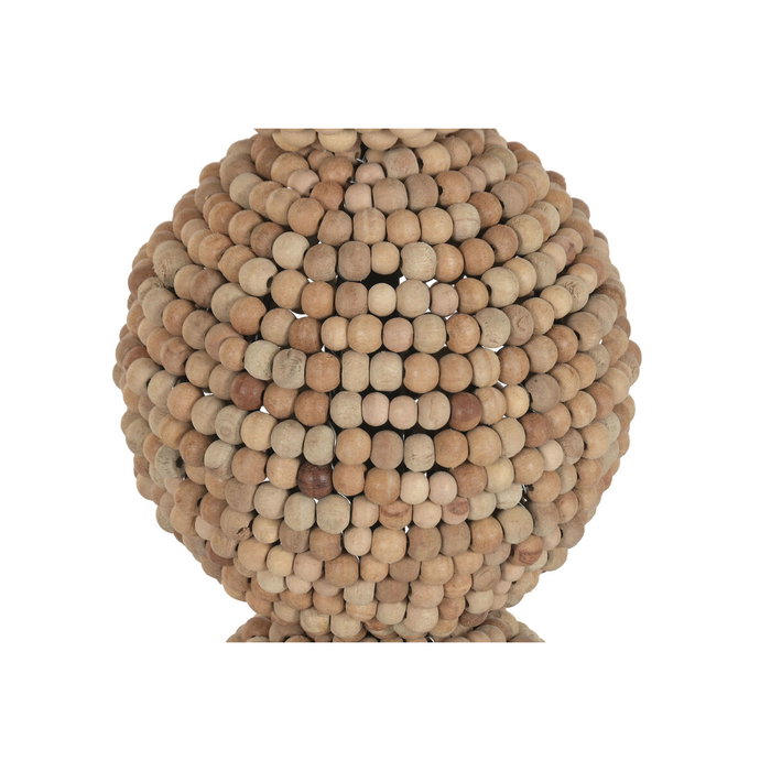 DKD Home Decor Lámpara de Pie Madera y Metal Marrón