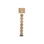DKD Home Decor Lámpara de Pie Madera y Metal Marrón
