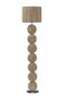 DKD Home Decor Lámpara de Pie Madera y Metal Marrón