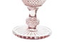 DKD Home Decor Copas de Cristal Grabado Rosa Diamond Garbo 240ml