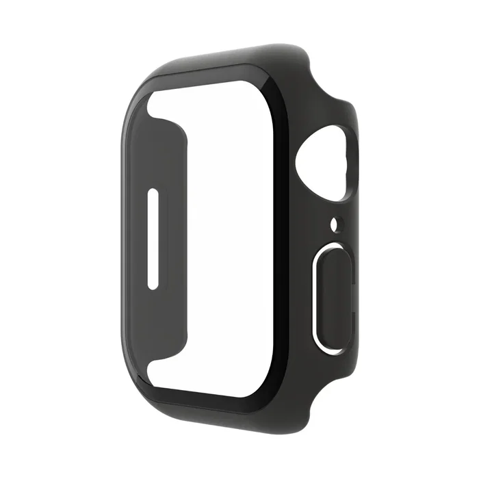Belkin OVG003ZZBK-REV Protector de Pantalla de Vidrio Templado 9H Negro para Apple Watch Series 9/8/7/6/5/4/SE (41mm/40mm) - Resistente a Impactos y Rayones