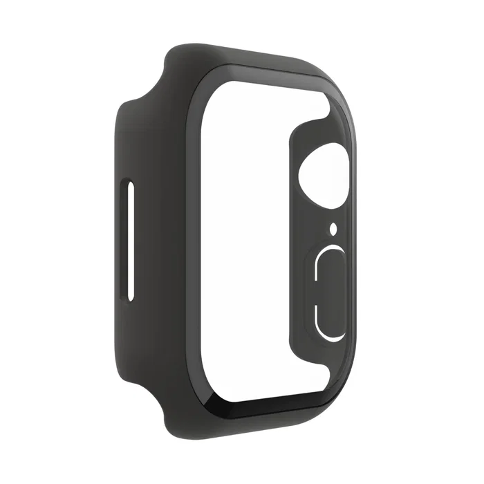 Belkin OVG003ZZBK-REV Protector de Pantalla de Vidrio Templado 9H Negro para Apple Watch Series 9/8/7/6/5/4/SE (41mm/40mm) - Resistente a Impactos y Rayones