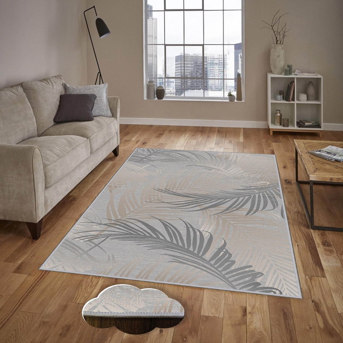 Conceptum Alfombra para Pasillo Eexfab1198 80 x 150 cm Poliéster 100% Impresión Digital 3D Lavable Antideslizante