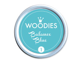 Woodies Almohadilla de tinta Balance Blue 38x22mm