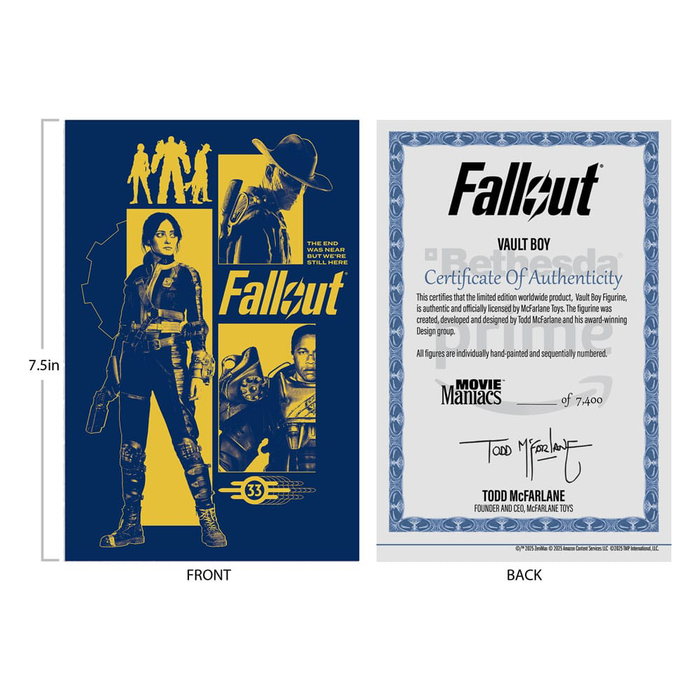 Fallout Figura Movie Maniacs Vault Boy Version 3 14 cm Fallout Figura Movie Maniacs Vault Boy Version 3 14 cm