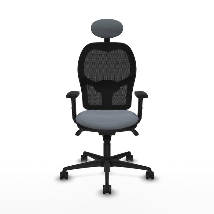 PIQUERAS Y CRESPO Silla de oficina Jorquera Gris y Negro PIQUERAS Y CRESPO Silla de oficina Jorquera Gris y Negro