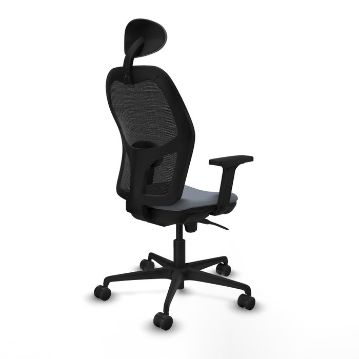 PIQUERAS Y CRESPO Silla de oficina Jorquera Gris y Negro PIQUERAS Y CRESPO Silla de oficina Jorquera Gris y Negro