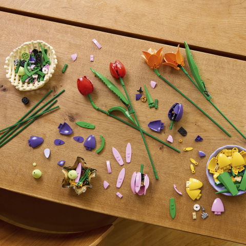 Lego Ramo de Tulipanes Set 11501 LEGO Botanical para Adultos, Construcción Creativa y Decorativa con 576 Piezas Lego Ramo de Tulipanes Set 11501 LEGO Botanical para Adultos, Construcción Creativa y Decorativa con 576 Piezas