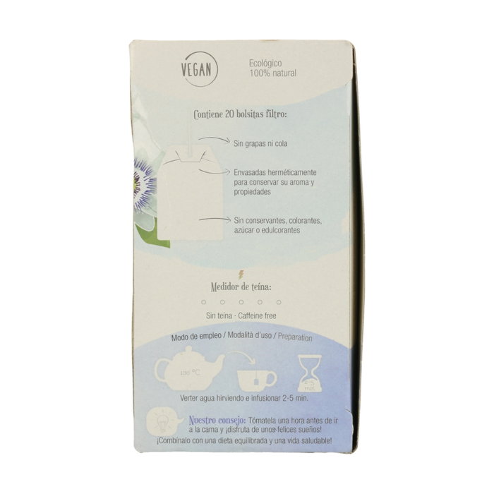 Santiveri SANAFLOR PASIFLORA BIO Infusión 20 bolsitas infusoras