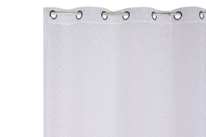 DKD Home Decor Cortina Basicos White23 Blanco 260 x 140 cm
