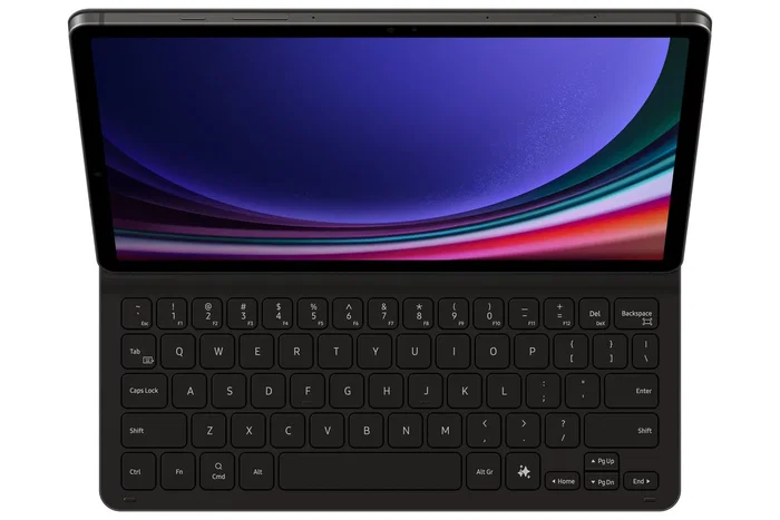 Samsung Book Cover Keyboard Slim con Galaxy AI Key para Galaxy Tab S9/S9 FE/S10 FE/S10 Lite, Negro