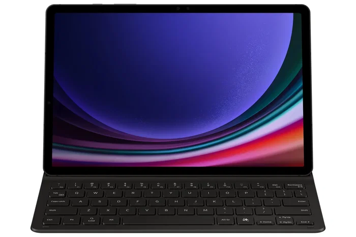 Samsung Book Cover Keyboard Slim con Galaxy AI Key para Galaxy Tab S9/S9 FE/S10 FE/S10 Lite, Negro