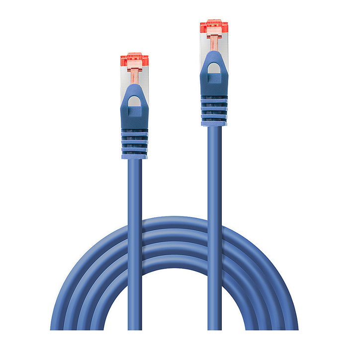 LINDY Cable de Red Patch Cat6 S/FTP 0.30m Azul, RJ45 Macho a Macho, Blindado S-STP, 10/100/1000Base-T, 250 MHz