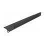 DeLOCK Regleta de cepillos para gestión de cables 19 pulgadas 1U negro
