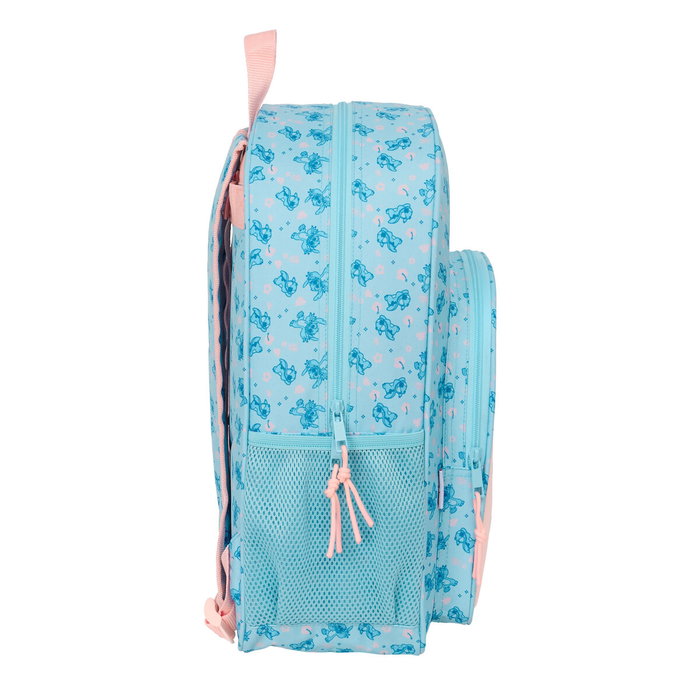 Mochila Escolar Lilo & Stitch Ohana Azul 33 x 42 x 14 cm