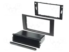 ACV Bastidor de montaje de radio Ford 2 DIN negro