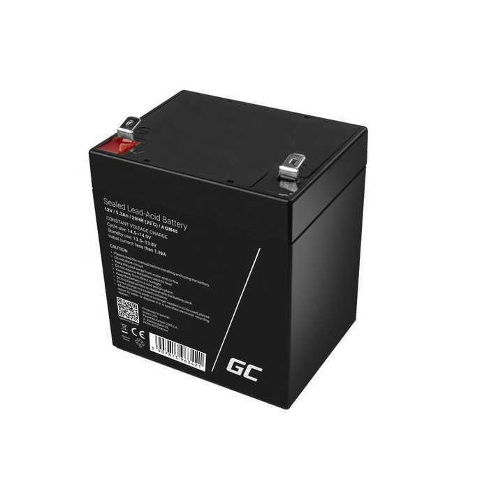 Green Cell AGM45 Batería para USV 12V 5,3Ah Green Cell AGM45 Batería para USV 12V 5,3Ah