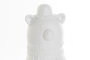 DKD Home Decor Lámpara de Sobremesa de Porcelana Oso Blanco