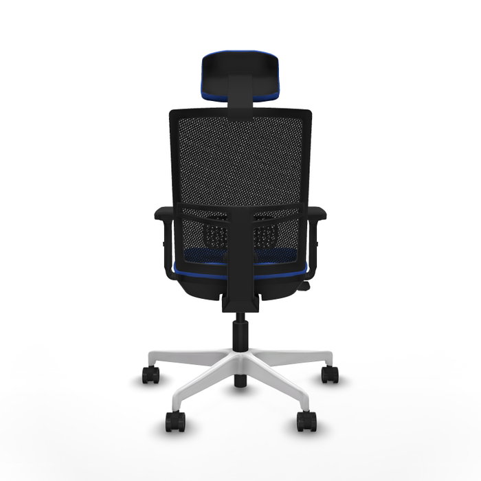 PIQUERAS Y CRESPO Silla de oficina Yunquera con mecanismo Sincro/Traslack, Azul y Negro PIQUERAS Y CRESPO Silla de oficina Yunquera con mecanismo Sincro/Traslack, Azul y Negro