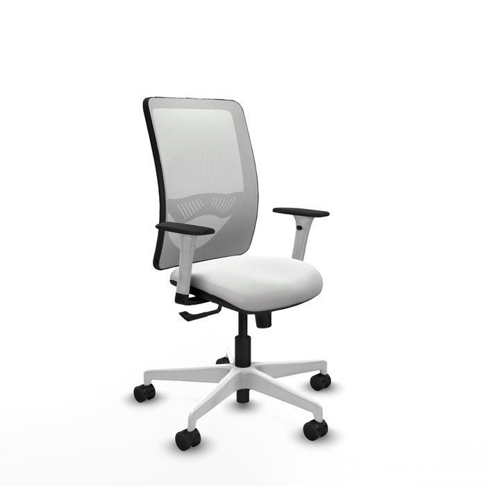 PIQUERAS Y CRESPO Silla de oficina Zulema con mecanismo Sincro en Blanco PIQUERAS Y CRESPO Silla de oficina Zulema con mecanismo Sincro en Blanco