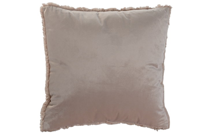 DKD Home Decor Rabit fur april 24 b Cojin Urban Rosa Palo 8 x 45 x 45 cm (2 Unidades)