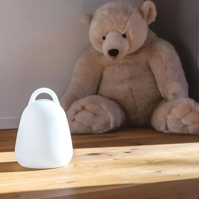 Lumisky Lámpara Portátil Inalámbrica LED C25 - Impermeable y Flotante - Blanco y Multicolor - H 24 cm