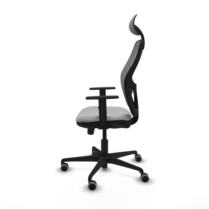 PIQUERAS Y CRESPO Silla de oficina Jorquera Gris con mecanismo Sincro/Traslack