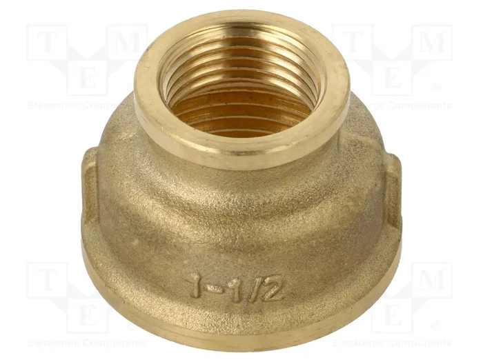 GEBO Conector de reducción hembra-hembra de latón CW617N