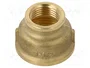 GEBO Conector de reducción hembra-hembra de latón CW617N