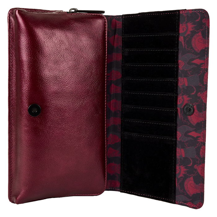 Loungefly Bolso bandolera Villanas Disney 22,86x5,08x12,07cm