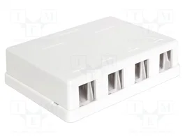 DeLOCK 86208 Keystone Leergehäuse 4 Port