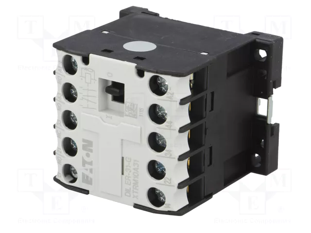 EATON ELECTRIC Contactor DILER 4-polar 12VDC 6A NC + 3NA