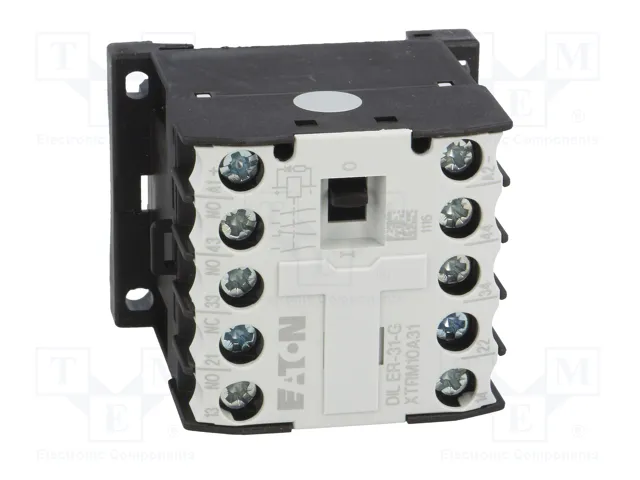 EATON ELECTRIC Contactor DILER 4-polar 12VDC 6A NC + 3NA