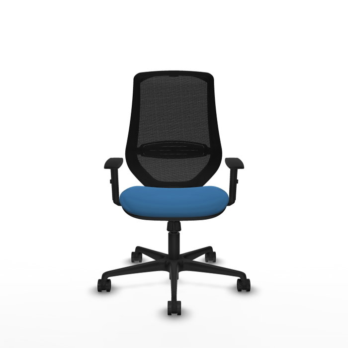 PIQUERAS Y CRESPO Silla de oficina Mardos con Mecanismo Sincro, Azul claro y Negro PIQUERAS Y CRESPO Silla de oficina Mardos con Mecanismo Sincro, Azul claro y Negro