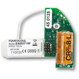 Busch-Jaeger Módulo RF Rauchalarm RF Funkmodul f.Rauch- u.Wärmequalarm (Rauchmelder) 6828, Inalámbrico, 868 MHz, 100m