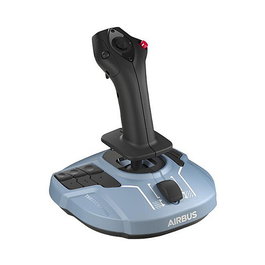 Thrustmaster TCA Sidestick Airbus Edition Joystick de Vuelo para PC, 17 Botones, USB, Alámbrico, Negro y Azul