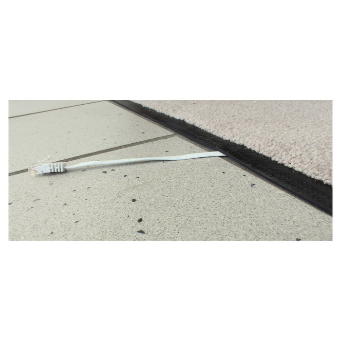 Sonstige InLine 71602W Patchkabel flach U/UTP Cat6 blanco 2m