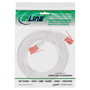 Sonstige InLine 71602W Patchkabel flach U/UTP Cat6 blanco 2m