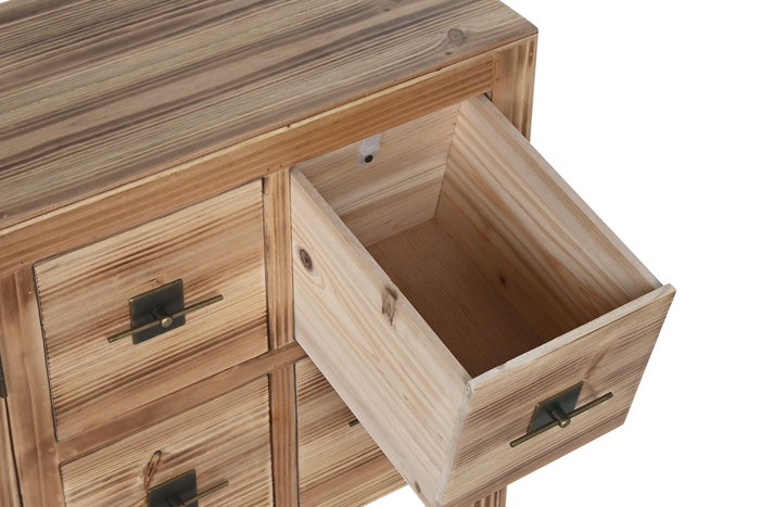 DKD Home Decor Mueble TV Masako Oriental Natural y Negro DKD Home Decor Mueble TV Masako Oriental Natural y Negro