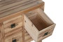 DKD Home Decor Mueble TV Masako Oriental Natural y Negro