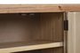 DKD Home Decor Mueble TV Masako Oriental Natural y Negro