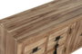 DKD Home Decor Mueble TV Masako Oriental Natural y Negro