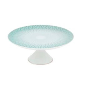 OMS Venezia Small Footed Cake Plate en Porcelana OMS Venezia Small Footed Cake Plate en Porcelana