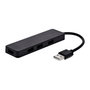 TNB FIRST Hub 4x USB-A 2.0 Negro