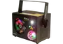 ALGAMLIGHT FX-4 Proyector 4-en-1: Rueda Gobo LED RGB, Magic Ball, Láser RG y Estrobo para Fiestas